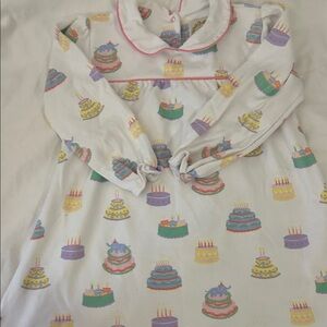 Colorful Beaufort Bonnet Cake Print Dress
